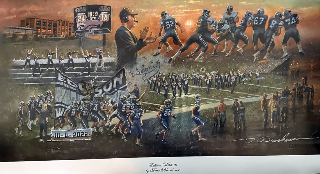 A Barnhouse print for the alma mater News, Sports, Jobs Weirton